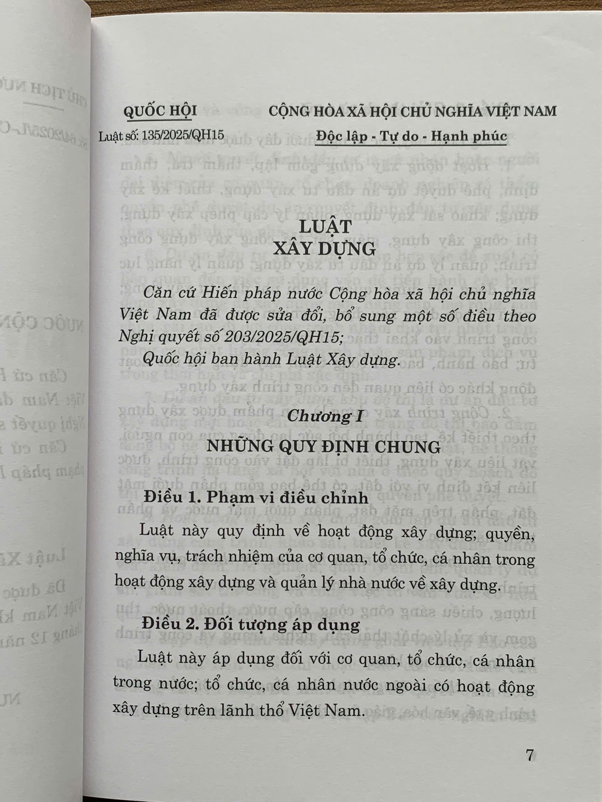 Luật Xây Dựng (Hiện hành) (Sửa đổi, bổ sung năm 2016, 2018, 2019, 2020) - Ảnh 3