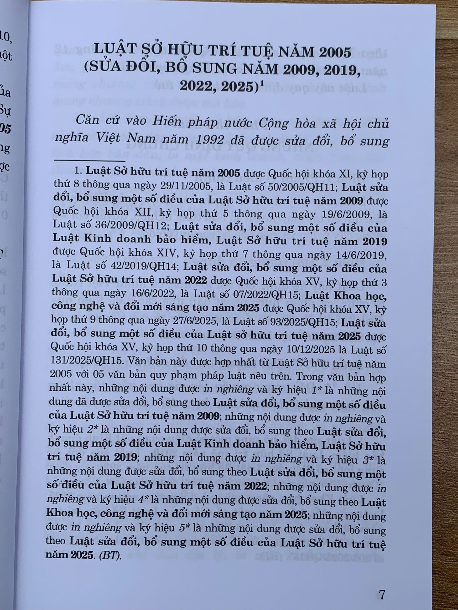 Luật sở hữu trí tuệ năm 2005 (sửa đổi, bổ sung năm 2009, 2019, 2022, 2025) - Ảnh 4