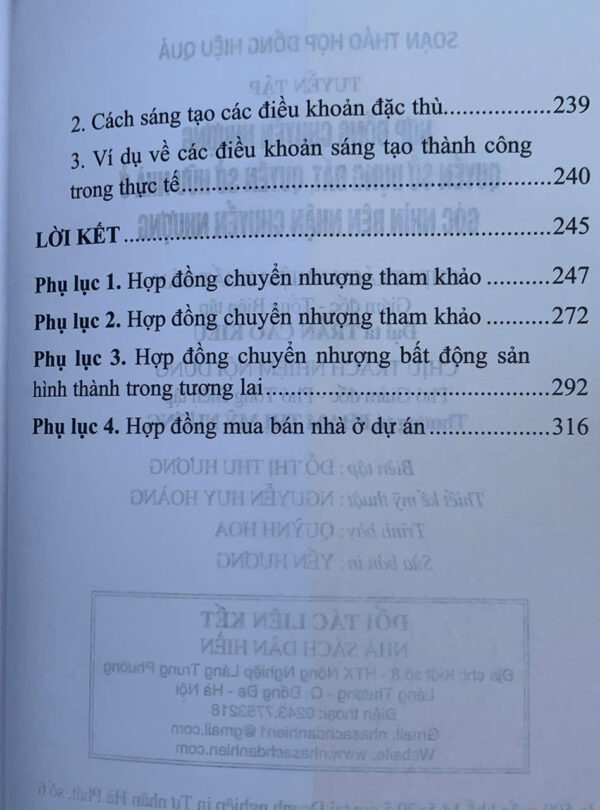 Soạn thảo hợp đồng hiệu quả (tuyển tập): Hợp đồng chuyển nhượng quyền sử dụng đất, quyền sở hữu nhà ở - góc nhìn bên nhận chuyển nhượng - Hình ảnh 12