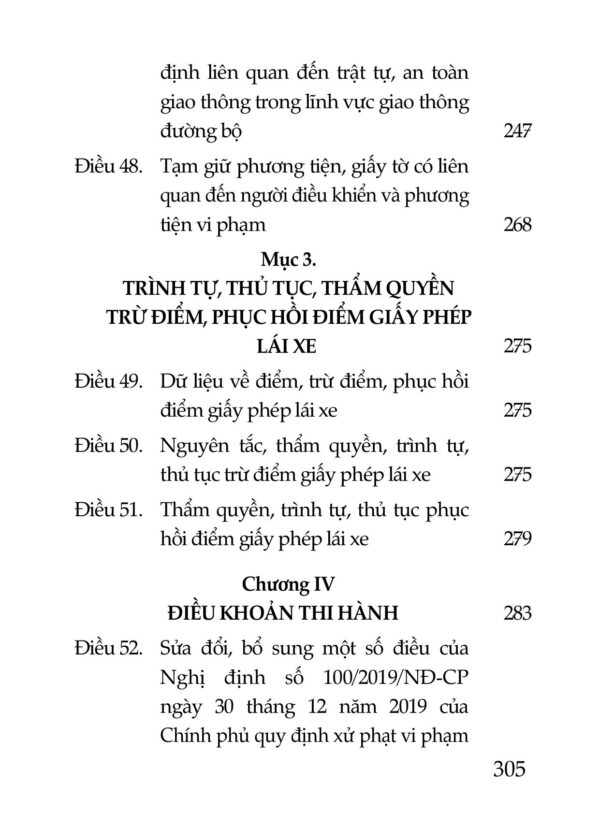 Nghị định số 168/2024/NĐ-CP, ngày 26 tháng 12 năm 2024, quy định xử phạt vi phạm hành chính về trật tự an toàn giao thông trong lĩnh vực giao thông đường bộ - Hình ảnh 14