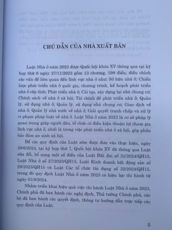 Các văn bản hướng dẫn thi hành Luật Nhà ở năm 2023 - Hình ảnh 3