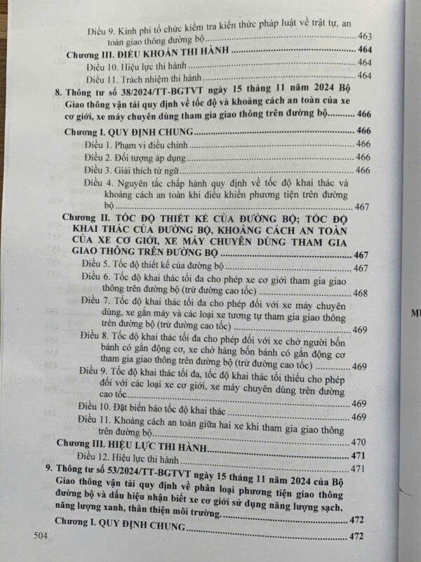 Luật Trật tự an toàn giao thông đường bộ - Hệ thống văn bản quy định chi tiết thi hành - Hình ảnh 19