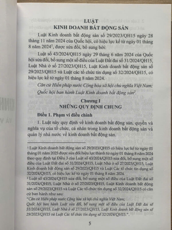 Luật Kinh doanh bất động sản và văn bản hướng dẫn thi hành - Ảnh 3