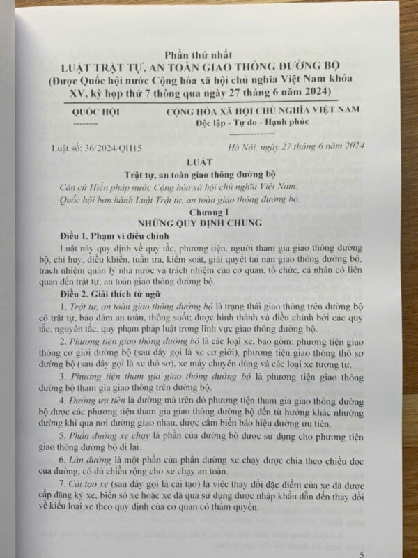 Luật Trật tự an toàn giao thông đường bộ - Hệ thống văn bản quy định chi tiết thi hành - Hình ảnh 4