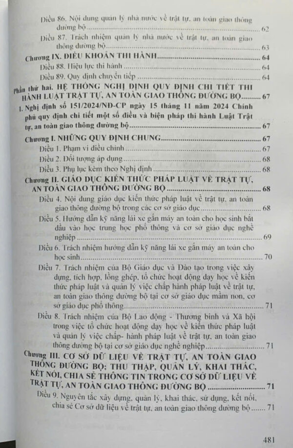 Luật Trật tự an toàn giao thông đường bộ - Hệ thống văn bản quy định chi tiết thi hành - Hình ảnh 7