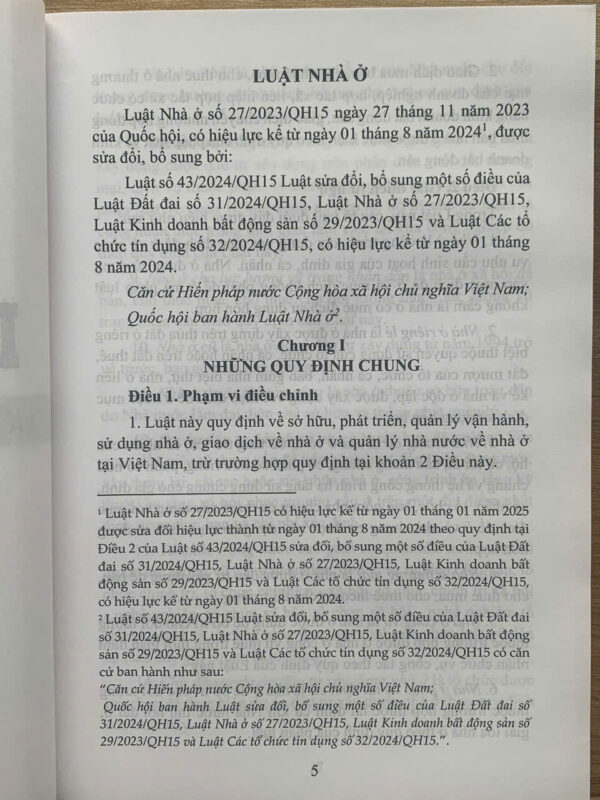 Luật Nhà ở và văn bản hướng dẫn thi hành - Ảnh 3