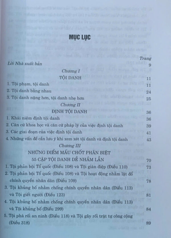 55 Cặp Tội Danh Dễ Nhầm Lẫn Trong Bộ Luật Hình Sự (Hiện Hành) (Xuất bản lần thứ tư có sửa chữa, bổ sung) - Hình ảnh 5