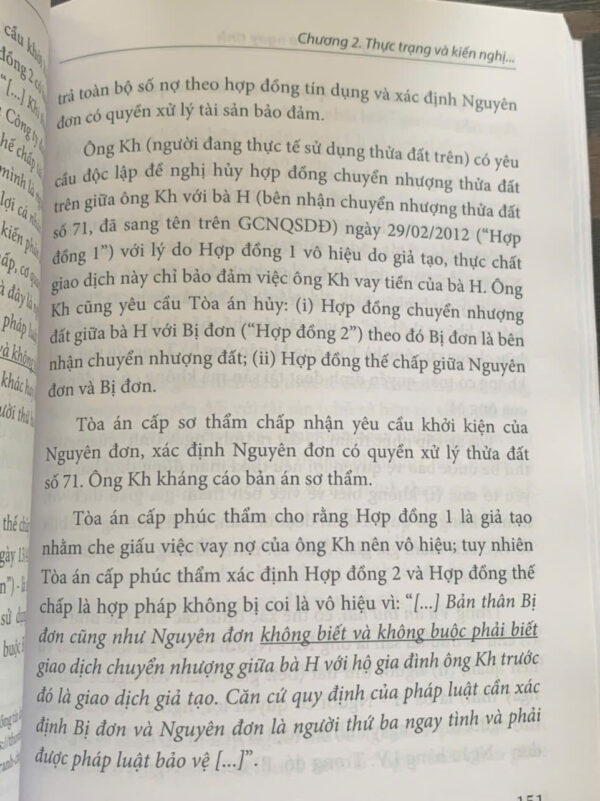 Bảo vệ quyền lợi của người thứ ba ngay tình (sách chuyên khảo) - Hình ảnh 18