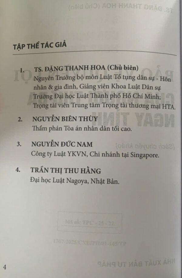 Bảo vệ quyền lợi của người thứ ba ngay tình (sách chuyên khảo) - Hình ảnh 3