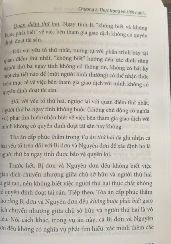 Bảo vệ quyền lợi của người thứ ba ngay tình (sách chuyên khảo) - Hình ảnh 22