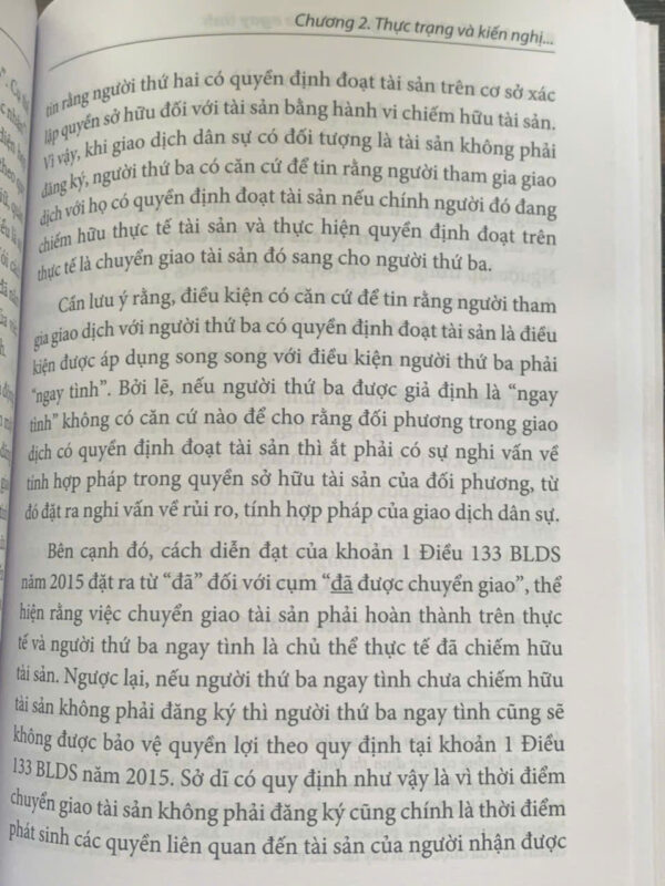 Bảo vệ quyền lợi của người thứ ba ngay tình (sách chuyên khảo) - Hình ảnh 26
