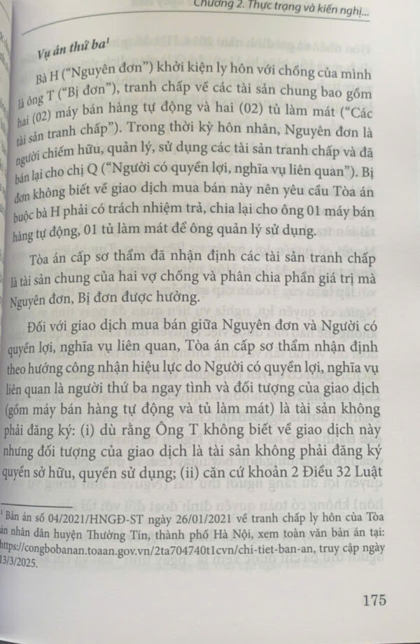 Bảo vệ quyền lợi của người thứ ba ngay tình (sách chuyên khảo) - Hình ảnh 28