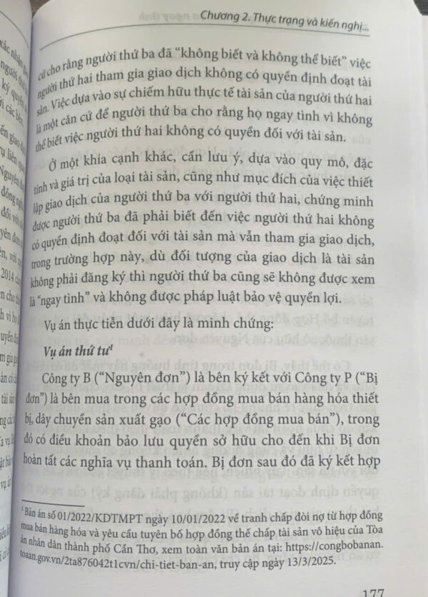 Bảo vệ quyền lợi của người thứ ba ngay tình (sách chuyên khảo) - Hình ảnh 30