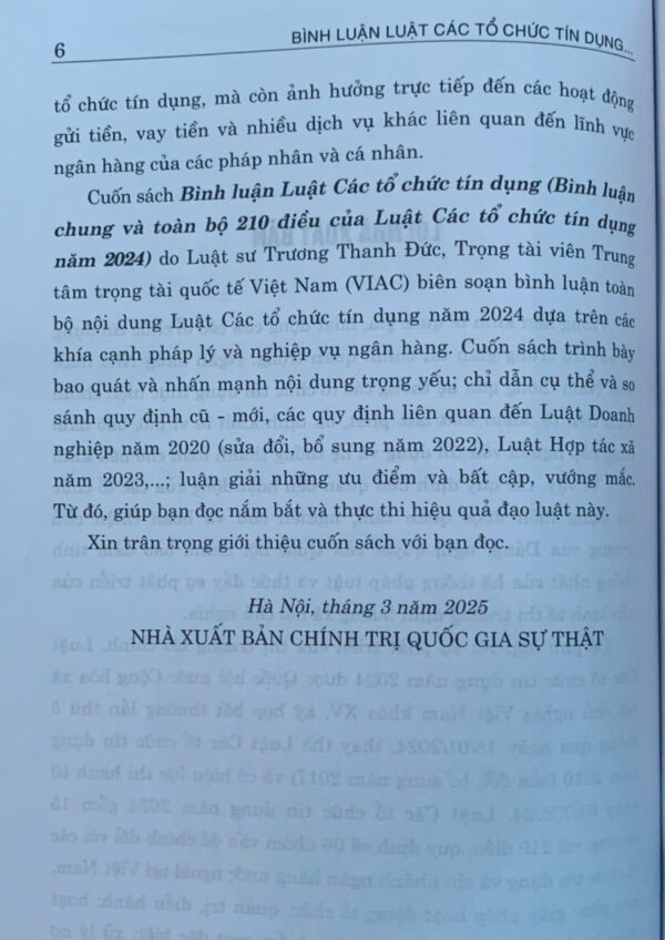 Bình luận Luật Các tổ chức tín dụng năm 2024 - Hình ảnh 4