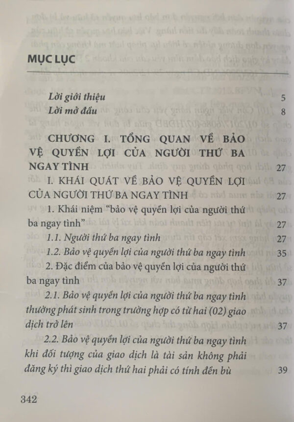 Bảo vệ quyền lợi của người thứ ba ngay tình (sách chuyên khảo) - Hình ảnh 7