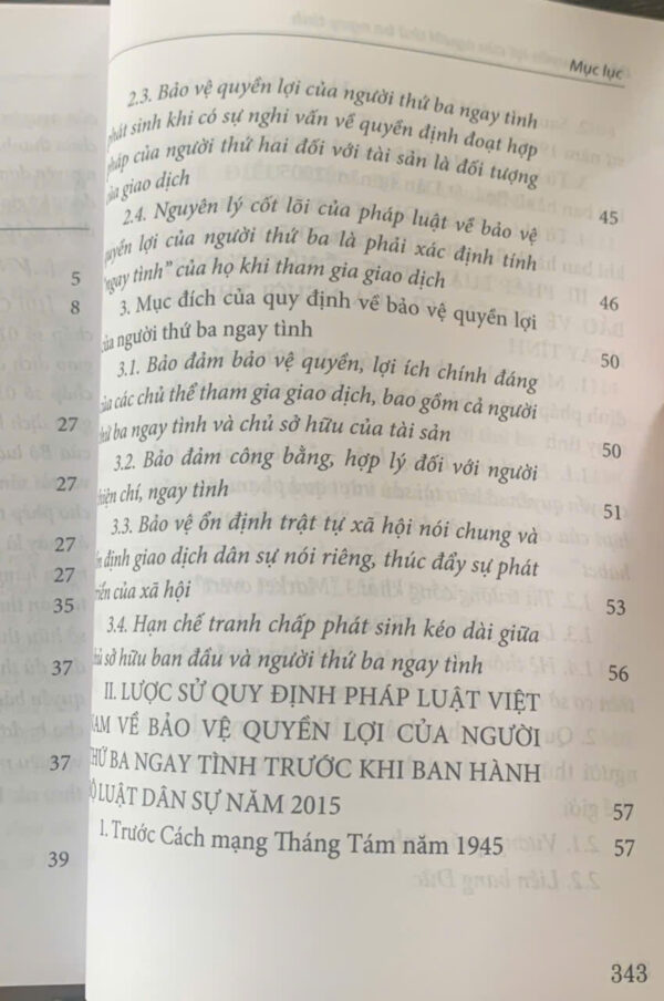 Bảo vệ quyền lợi của người thứ ba ngay tình (sách chuyên khảo) - Hình ảnh 8