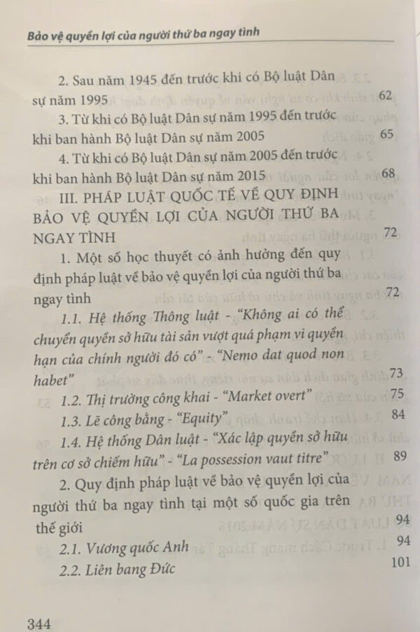 Bảo vệ quyền lợi của người thứ ba ngay tình (sách chuyên khảo) - Hình ảnh 9