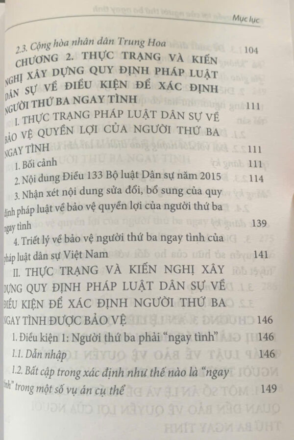 Bảo vệ quyền lợi của người thứ ba ngay tình (sách chuyên khảo) - Hình ảnh 10