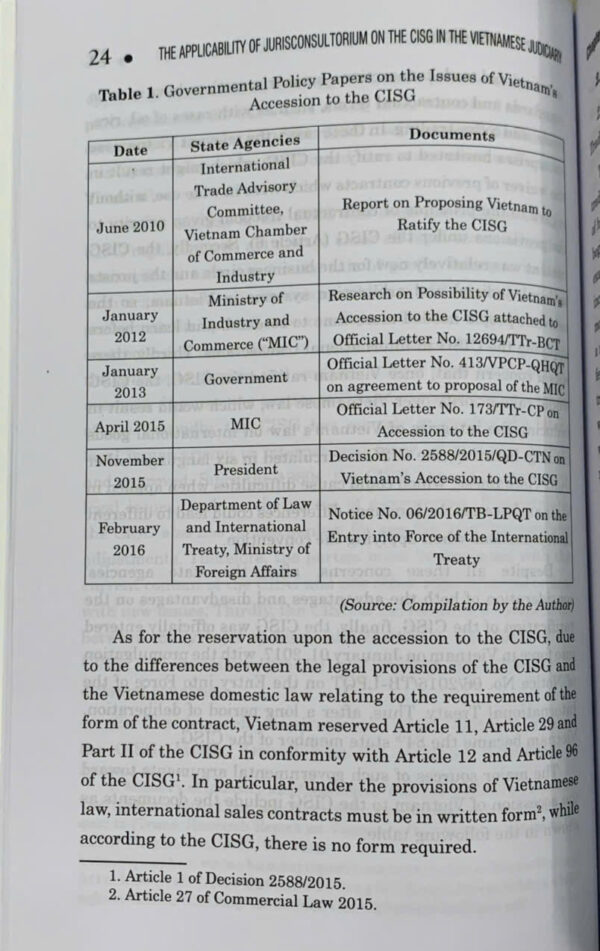 Applicability of jurisconsultorium on the CISG in the Vietnamese judiciary - Hình ảnh 21