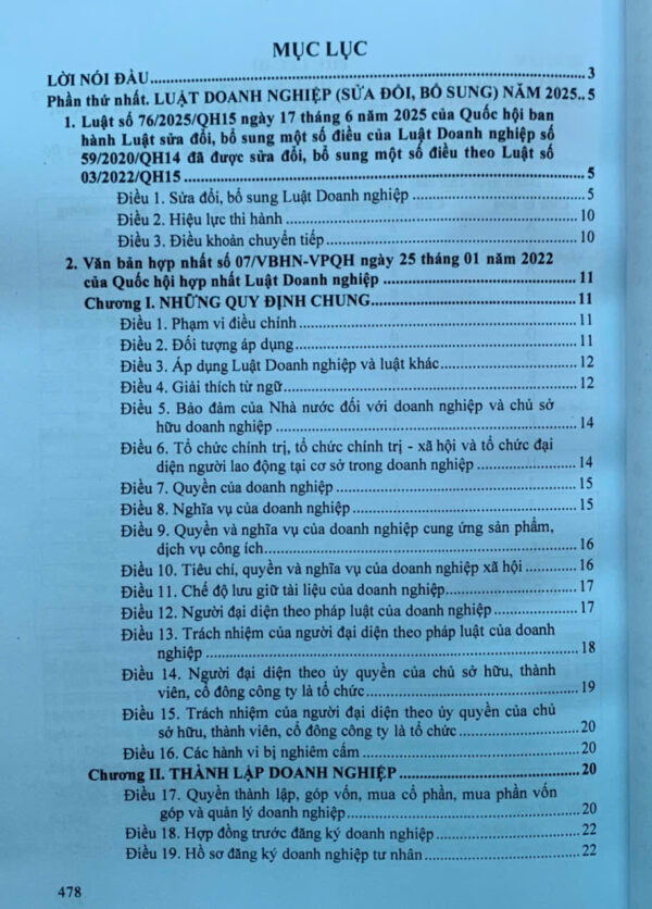 Luật doanh nghiệp (sửa đổi, bổ sung) hệ thống các văn bản quy định, hướng dẫn chi tiết thi hành - Ảnh 12