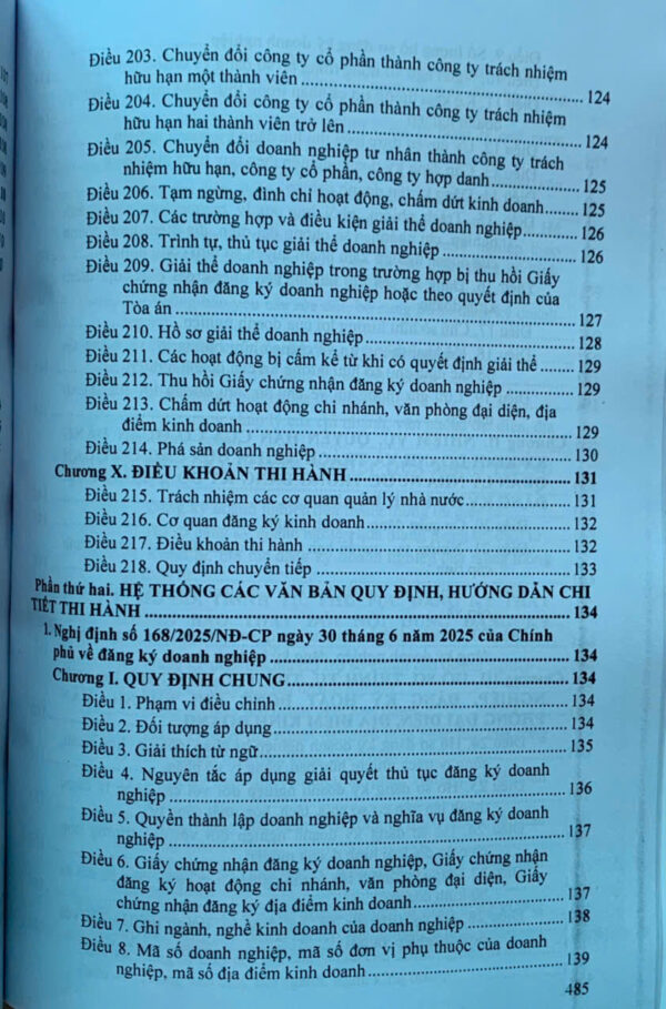 Luật doanh nghiệp (sửa đổi, bổ sung) hệ thống các văn bản quy định, hướng dẫn chi tiết thi hành - Ảnh 14