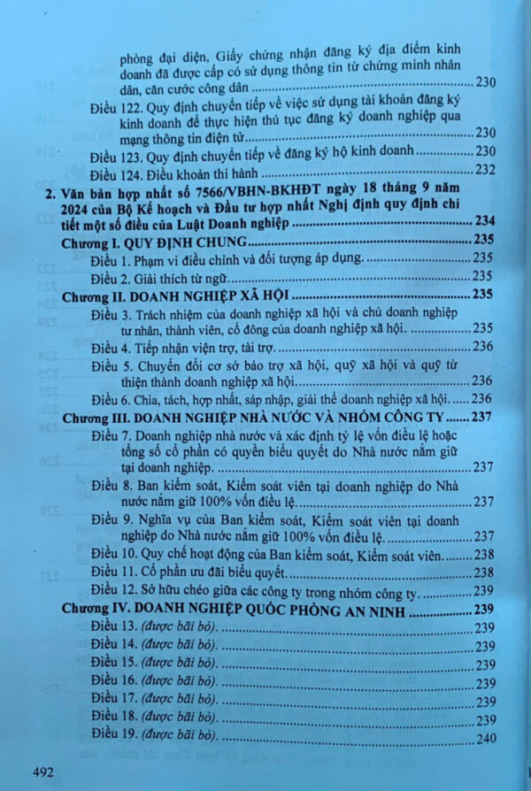 Luật doanh nghiệp (sửa đổi, bổ sung) hệ thống các văn bản quy định, hướng dẫn chi tiết thi hành - Ảnh 15