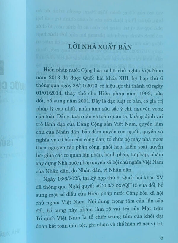 Hiến pháp nước Cộng hòa xã hội chủ nghĩa Việt Nam năm 2013 (sửa đổi, bổ sung năm 2025) - Ảnh 2
