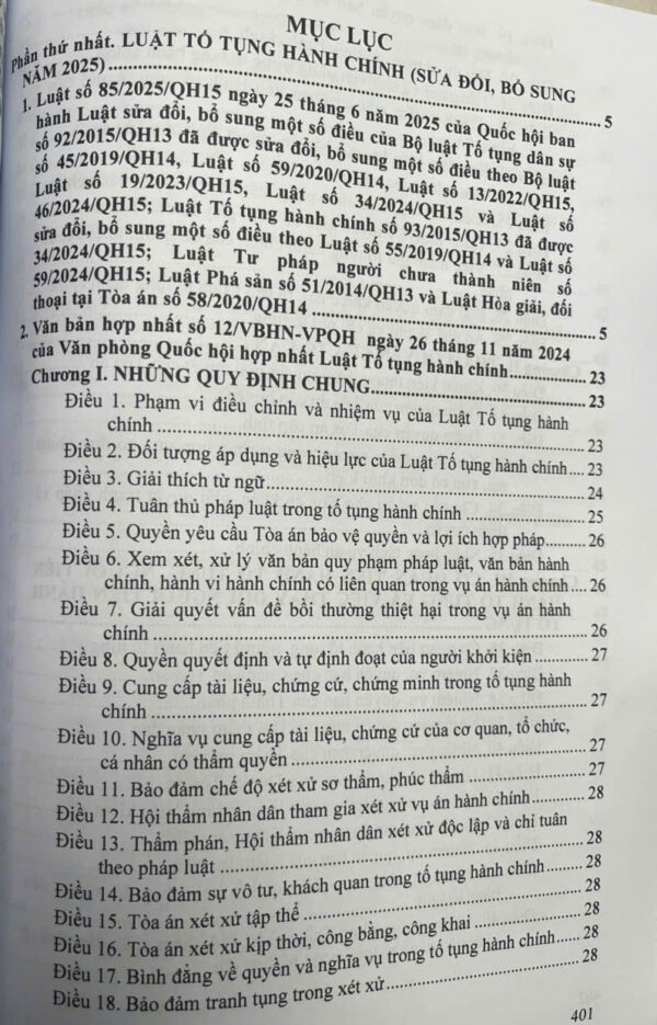 Luật tố tụng hành chính (sửa đổi, bổ sung năm 2025) văn bản quy định hướng dẫn chi tiết thi hành - Ảnh 2