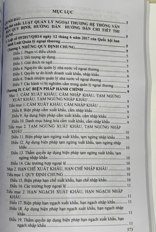 Luật Thương mại, Luật quản lý ngoại thương- hệ thống văn bản quy định hướng dẫn chi tiết thi hành - Ảnh 3