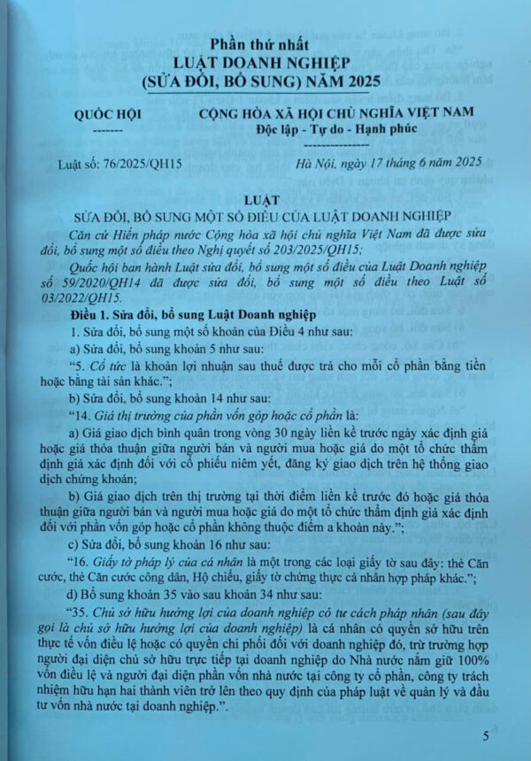 Luật doanh nghiệp (sửa đổi, bổ sung) hệ thống các văn bản quy định, hướng dẫn chi tiết thi hành - Ảnh 2