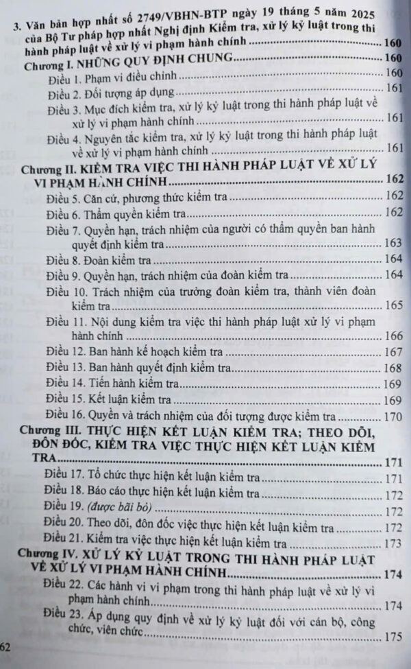Luật Xử Lý Vi Phạm Hành Chính (sửa đổi, bổ sung năm 2025) các văn bản quy định chi tiết và biện pháp thi hành - Ảnh 5
