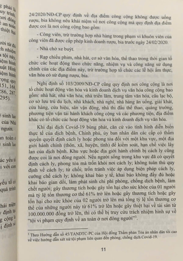 Bình luận Bộ luật Hình sự năm 2015 (Phần thứ hai – Các tội phạm), Chương XXI, Mục 3, 4: Các tội phạm khác xâm phạm an toàn, trật tự công cộng - Ảnh 11