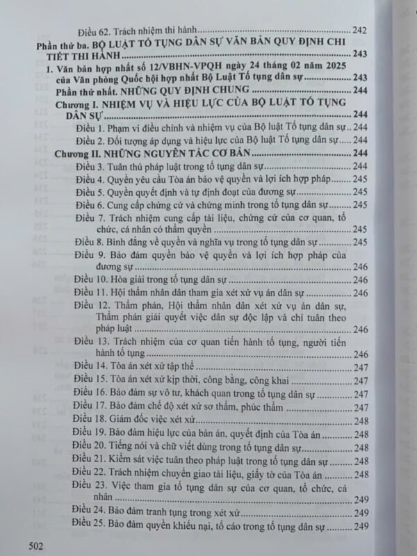 Bộ luật Dân sự, Bộ luật Tố tụng Dân sự (sửa đổi, bổ sung năm 2025) văn bản hướng dẫn thi hành - Ảnh 12