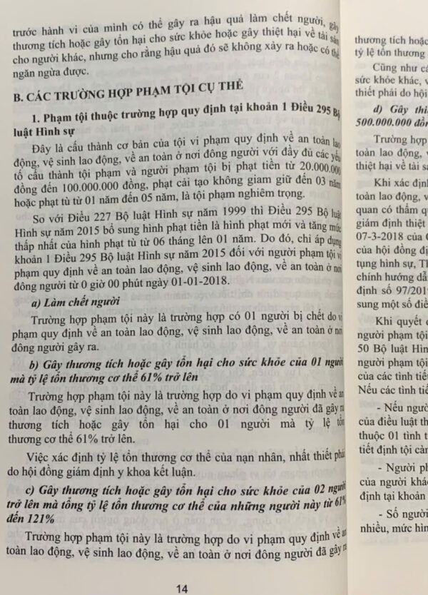 Bình luận Bộ luật Hình sự năm 2015 (Phần thứ hai – Các tội phạm), Chương XXI, Mục 3, 4: Các tội phạm khác xâm phạm an toàn, trật tự công cộng - Ảnh 14