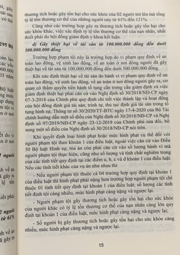 Bình luận Bộ luật Hình sự năm 2015 (Phần thứ hai – Các tội phạm), Chương XXI, Mục 3, 4: Các tội phạm khác xâm phạm an toàn, trật tự công cộng - Ảnh 15