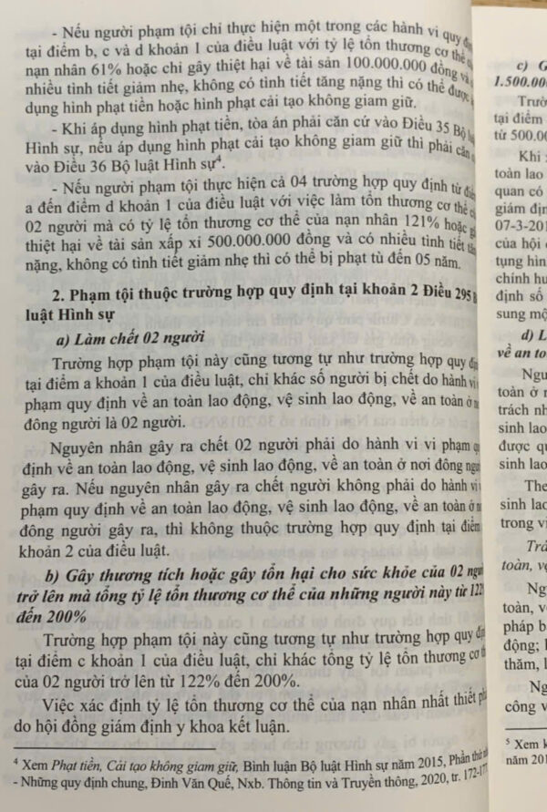 Bình luận Bộ luật Hình sự năm 2015 (Phần thứ hai – Các tội phạm), Chương XXI, Mục 3, 4: Các tội phạm khác xâm phạm an toàn, trật tự công cộng - Ảnh 16