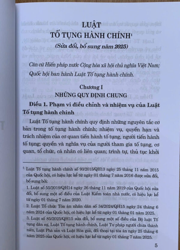 Bộ luật Tố tụng Hành chính (Sửa đổi, bổ sung năm 2025) - Ảnh 3