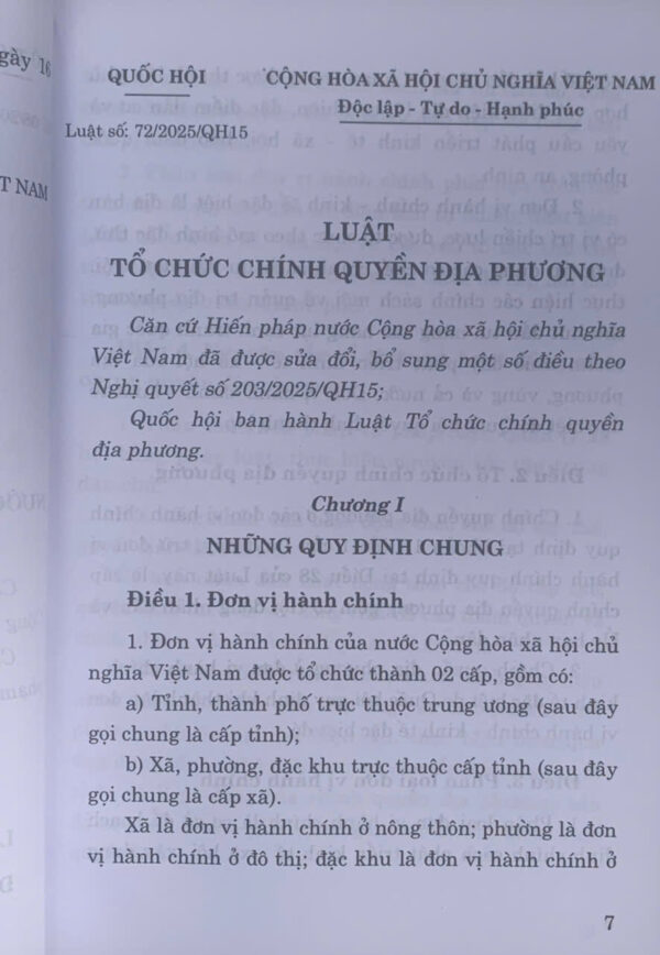 Luật tổ chức chính quyền địa phương - Ảnh 4