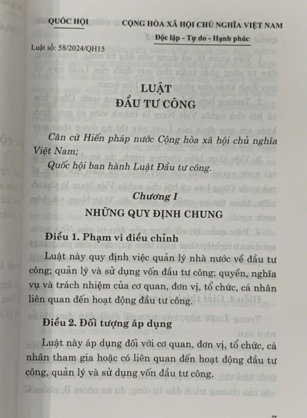 Luật Đầu tư công 2024 (Hiệu lực 1/1/2025) - Ảnh 4