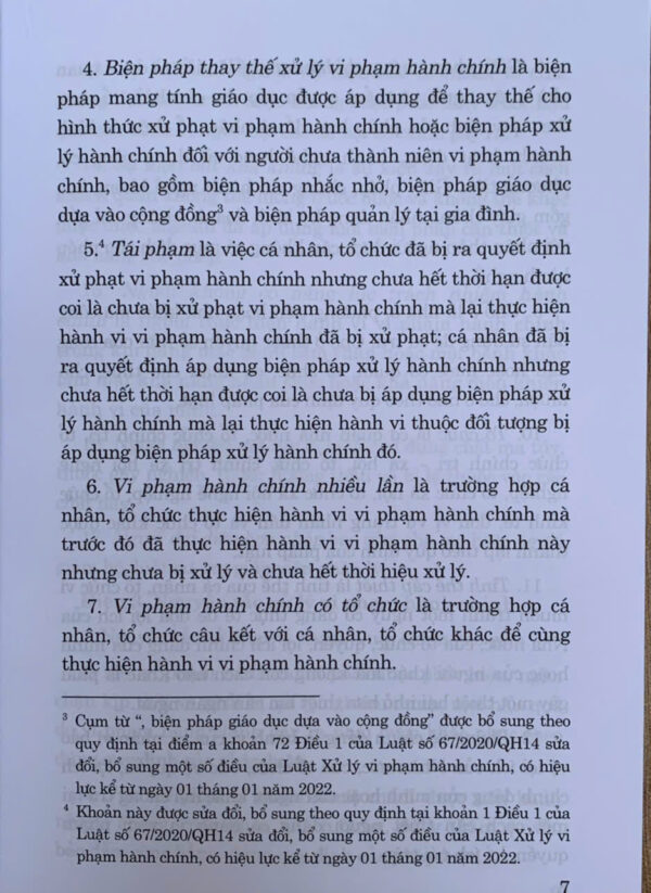 Luật xử lý vi phạm Hành chính (Sửa đổi, bổ sung năm 2025) - Ảnh 5