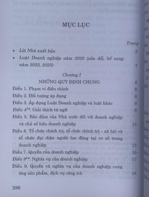 Luật Doanh nghiệp năm 2020 (sửa đổi, bổ sung năm 2022, 2025) - Ảnh 7