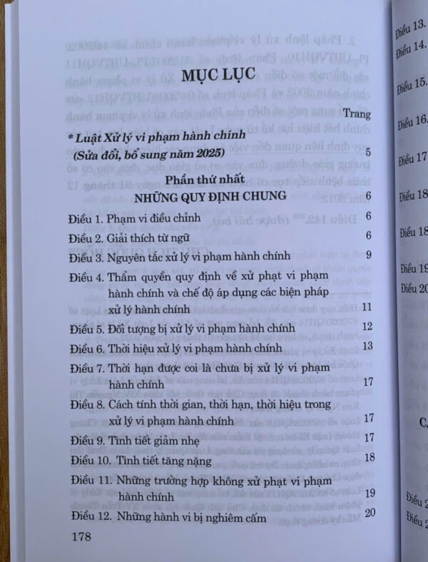 Luật xử lý vi phạm Hành chính (Sửa đổi, bổ sung năm 2025) - Ảnh 6