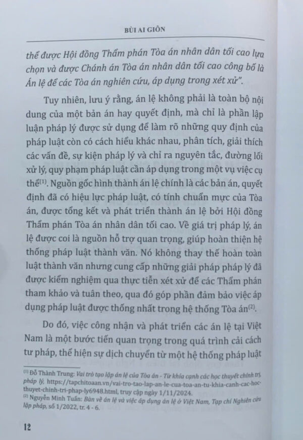 Bình luận các án lệ tranh chấp về đất đai - Góc nhìn từ thực tiễn xét xử của Thẩm phán (tập 1 và 2) - Ảnh 5
