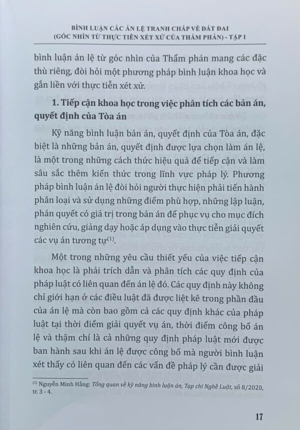 Bình luận các án lệ tranh chấp về đất đai - Góc nhìn từ thực tiễn xét xử của Thẩm phán (tập 1 và 2) - Ảnh 10