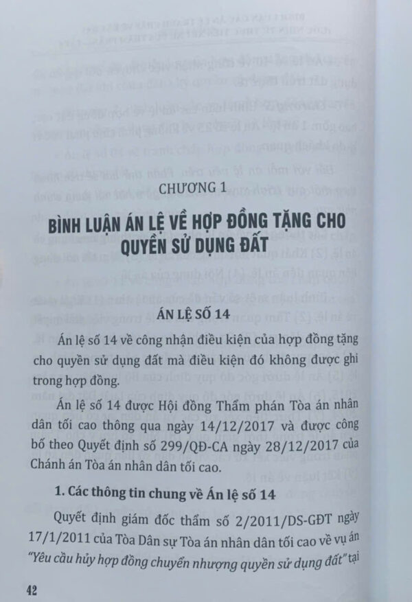 Bình luận các án lệ tranh chấp về đất đai - Góc nhìn từ thực tiễn xét xử của Thẩm phán (tập 1 và 2) - Ảnh 18