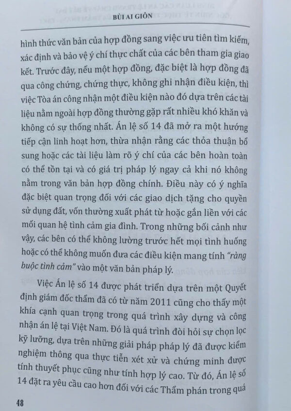 Bình luận các án lệ tranh chấp về đất đai - Góc nhìn từ thực tiễn xét xử của Thẩm phán (tập 1 và 2) - Ảnh 24