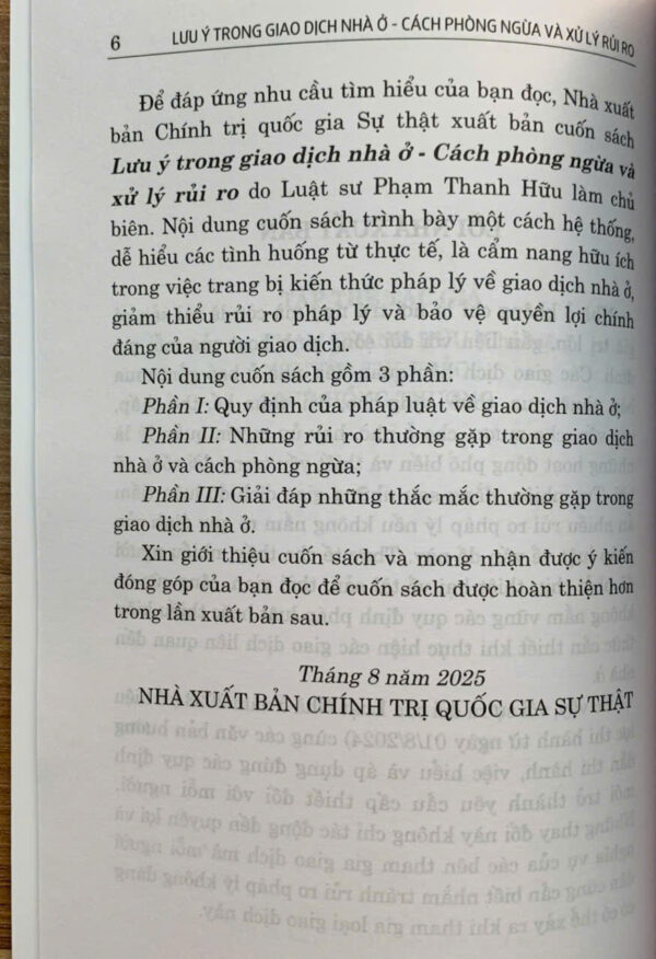 Lưu ý trong giao dịch nhà ở – Cách phòng ngừa và xử lý rủi ro - Ảnh 3