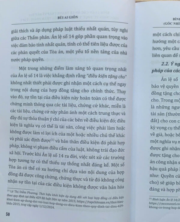 Bình luận các án lệ tranh chấp về đất đai - Góc nhìn từ thực tiễn xét xử của Thẩm phán (tập 1 và 2) - Ảnh 26