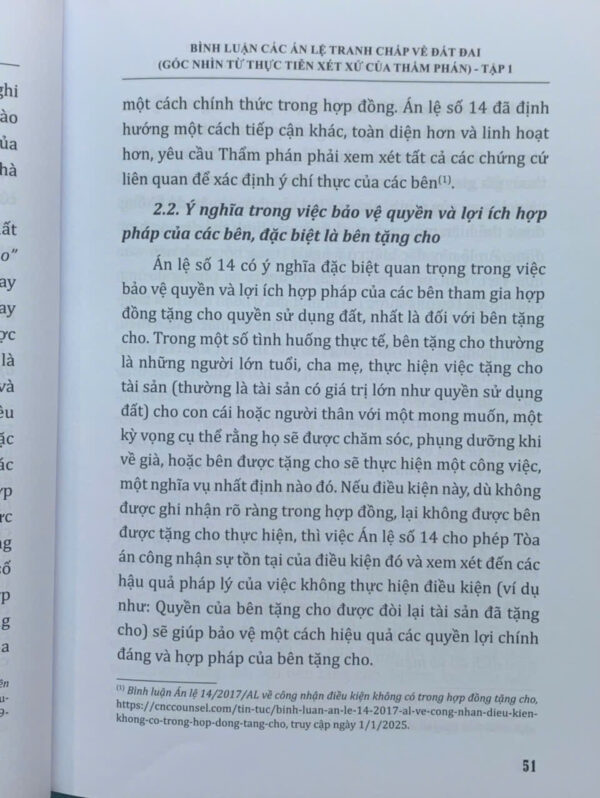 Bình luận các án lệ tranh chấp về đất đai - Góc nhìn từ thực tiễn xét xử của Thẩm phán (tập 1 và 2) - Ảnh 27