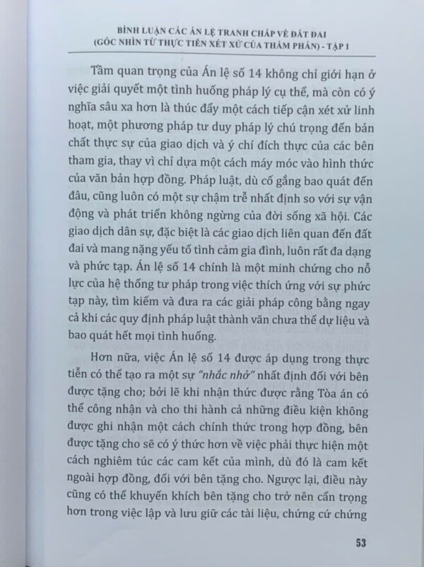 Bình luận các án lệ tranh chấp về đất đai - Góc nhìn từ thực tiễn xét xử của Thẩm phán (tập 1 và 2) - Ảnh 29